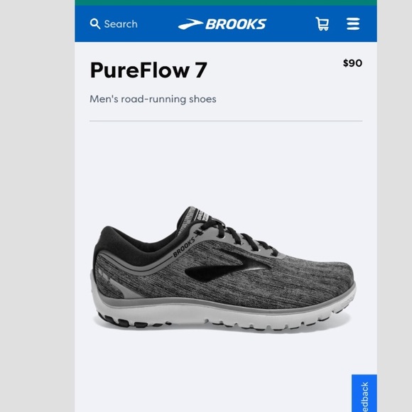 Brooks Flow 7 women’s running Gray / Black Sneakers shoe size 9.5 Medium - Picture 16 of 16